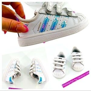 adidas Originals Superstar White Leather Sz 4K